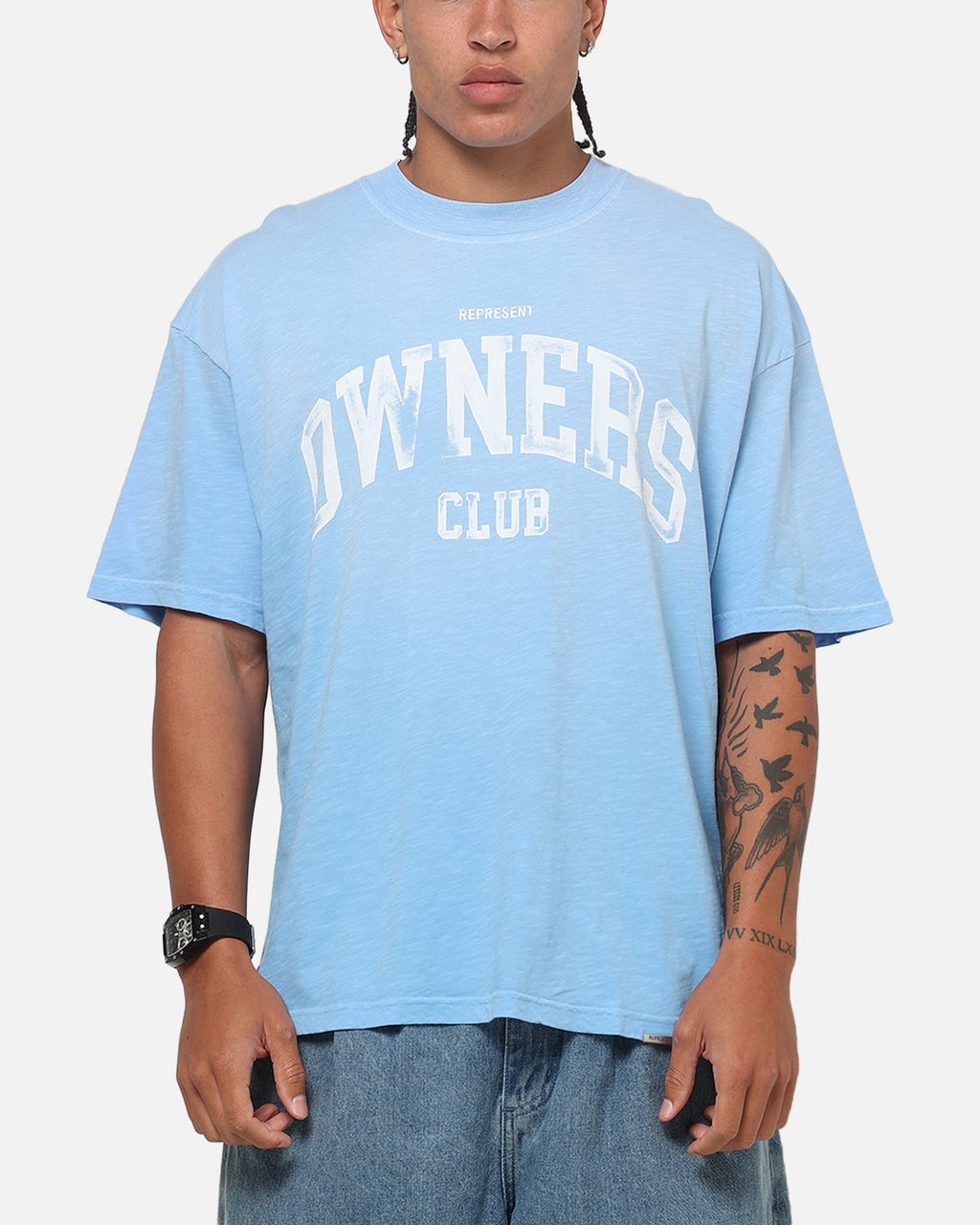 Represent Duality T-Shirt Sky Blue