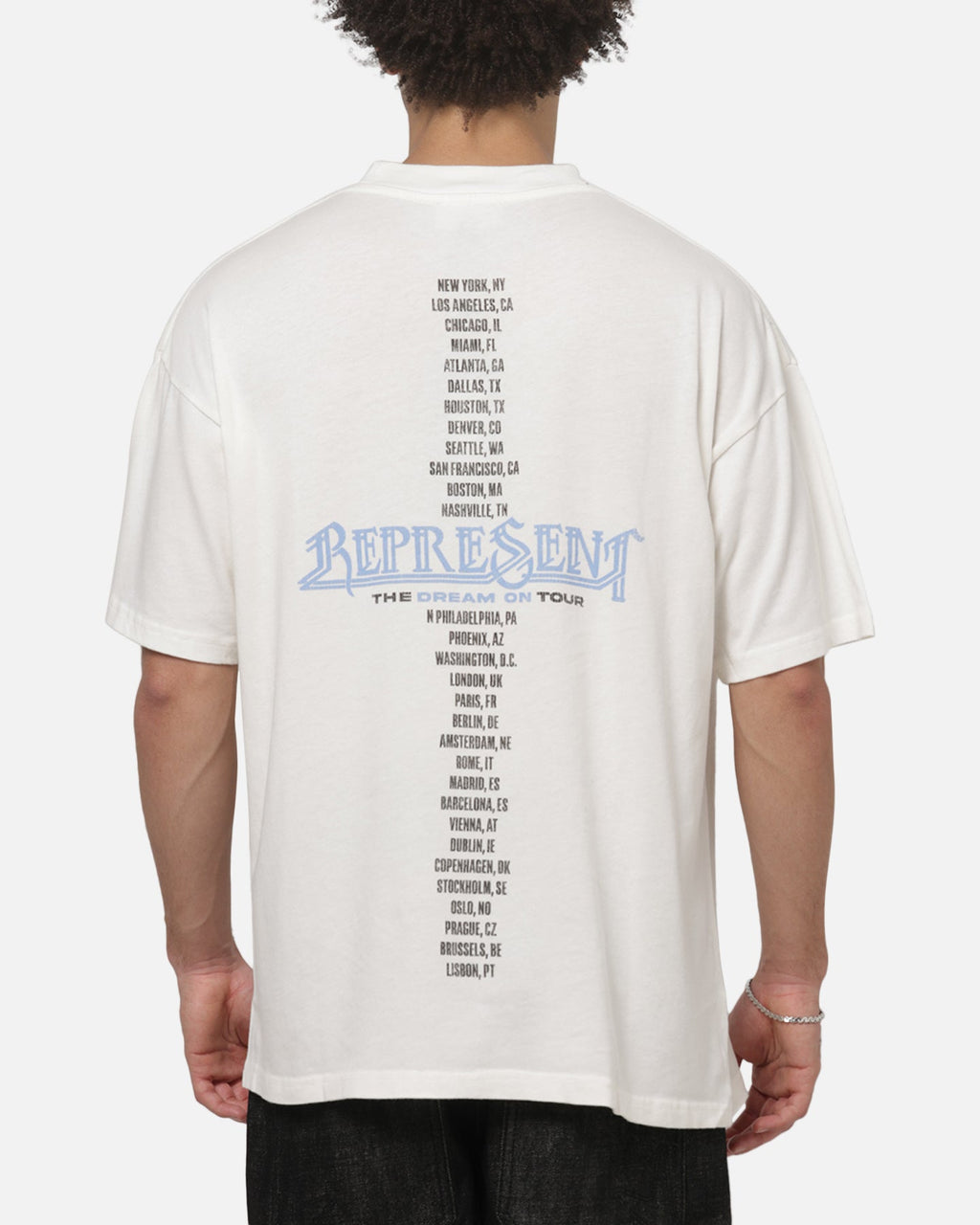 Represent Golden Tour T-Shirt Flat White