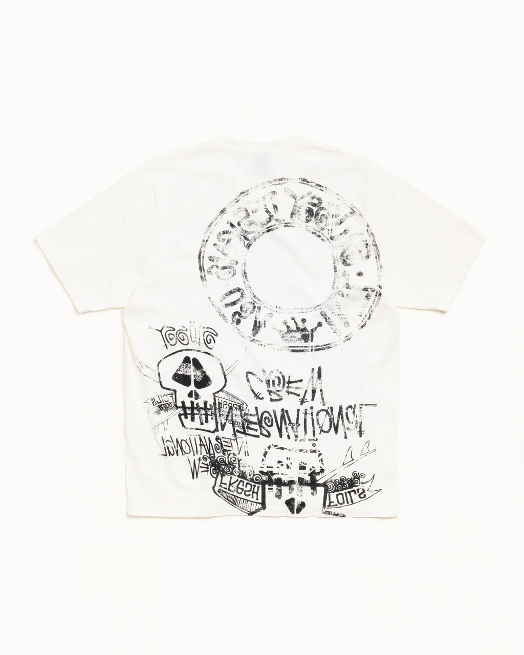 STUSSY SKULLS TEE PIGMENT DYED
