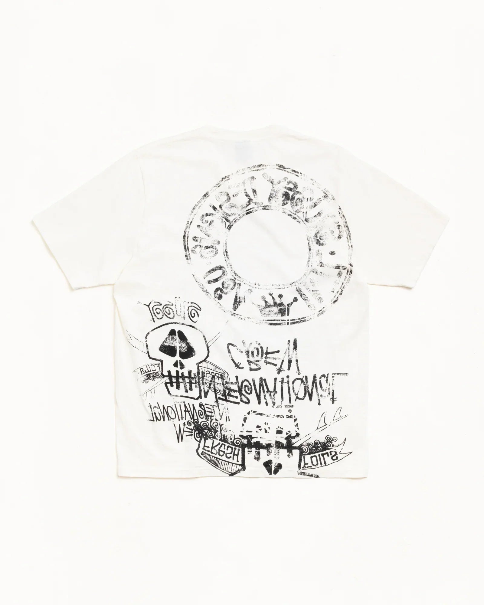 STUSSY SKULLS TEE PIGMENT DYED