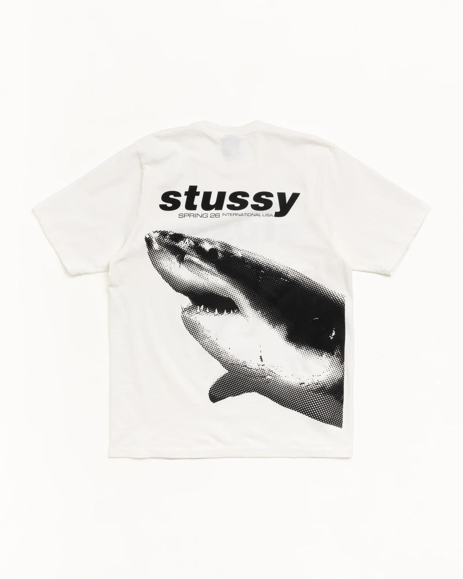 STUSSY SHARK TEE PIGMENT DYED