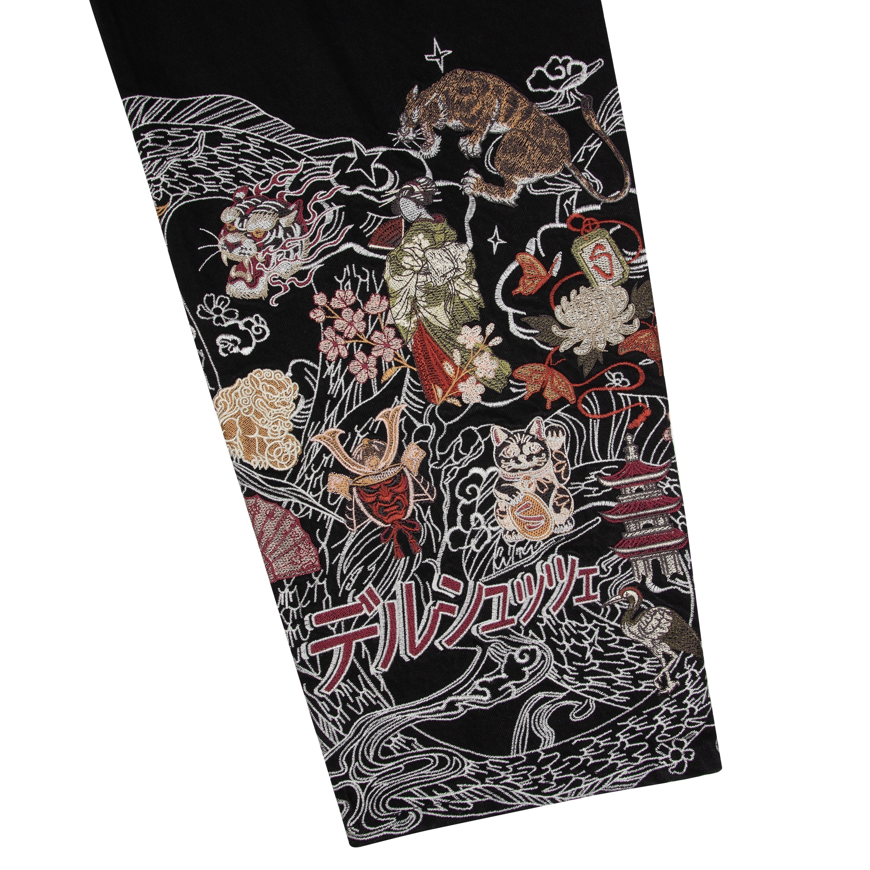 "yakuza" Denim black 02