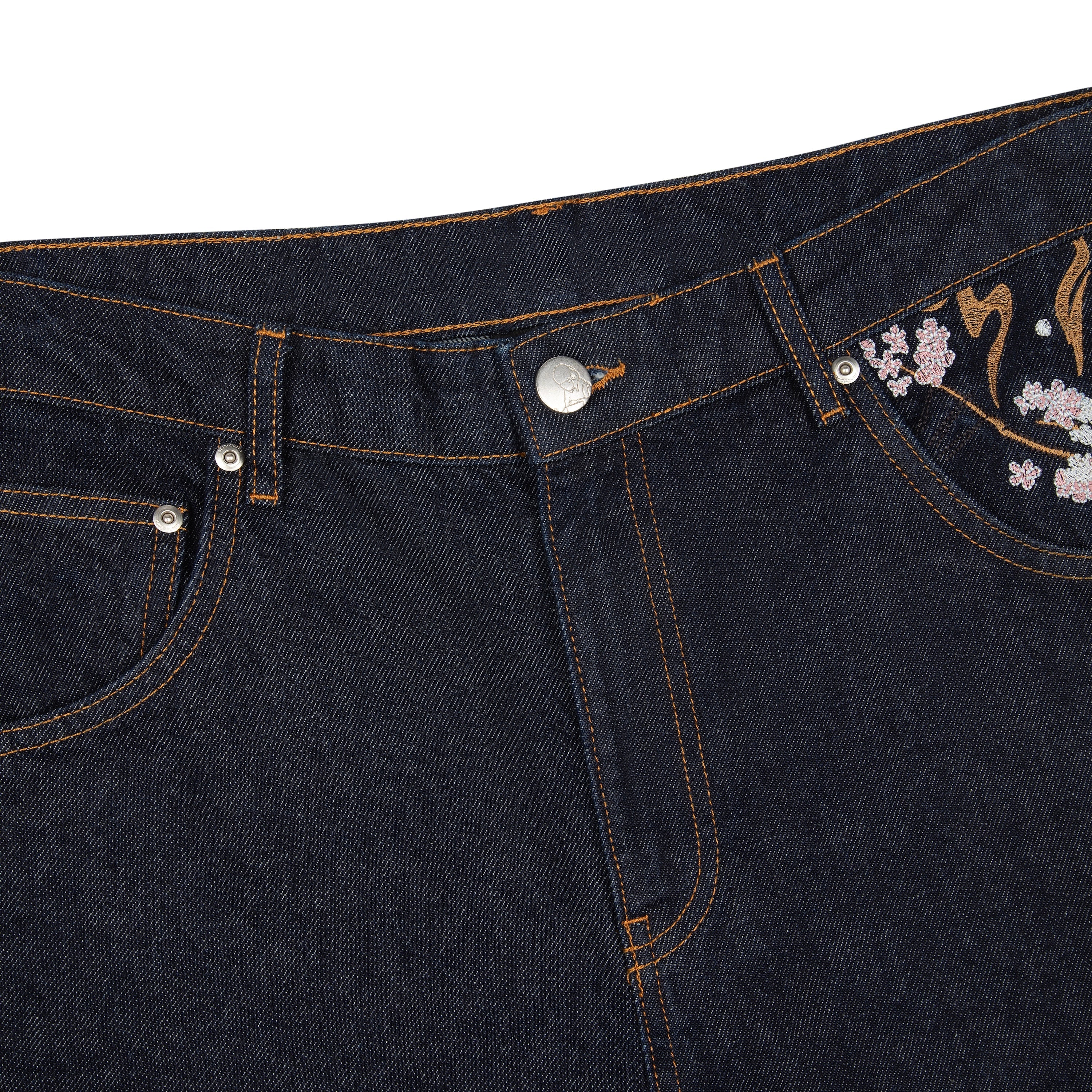 "yakuza" raw Denim blue
