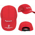 Supreme Red 3e Arrondissement Sport Cordura 5-Panel Camp Cap
