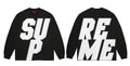 Supreme Massive Lettering L/S Tee – Black