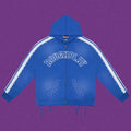 Roughplay Arch Logo Track Zip-Up Hoodie - Royal Blue