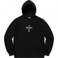 Supreme Cross Box Logo Hooded Sweatshirt - Black