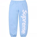 Supreme Vertical Logo Sweatpants – Light Blue / White