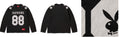 Supreme Star Shoulder Long Sleeve T-Shirt - Black