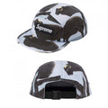 Supreme Light Blue Ram Print 5-Panel Black Box Logo Camp Cap