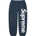 Supreme Vertical Logo Sweatpant - Navy / White