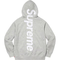 Supreme Vertical Logo Hooded Sweatshirt – Grey / White