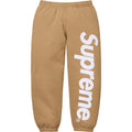 Supreme Vertical Logo Sweatpants – Khaki / White