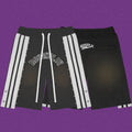 Roughplay Arch Logo Track Shorts - Black