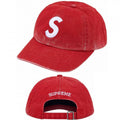 Supreme Red S Logo 6-Panel Dad Hat