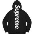 Supreme Vertical Logo Hooded Sweatshirt – Black / White