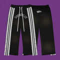Roughplay Arch Logo Track Sweatpants - Black