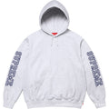 Supreme Sleeve Logo Hooded Sweatshirt - Heather Grey