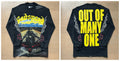 Godspeed "Out of Many, One" Motorcycle Skeleton Vintage-Wash Long Sleeve Tee