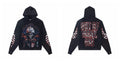 Vintage "Godspeed" Racing Skull Oversized Hoodie