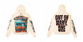 Vintage "Godspeed" Gas Station Car Oversized Beige Hoodie