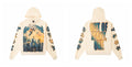 Vintage "Godspeed" White House Chaos Oversized Beige Hoodie