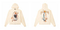 Vintage "Godspeed" Space Shuttle Oversized Beige Hoodie