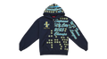 Supreme League Champs Zip Up Hooded Sweatshirt Navy (P)
