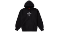 Supreme Cross Box Logo Hoodie Black (FW20)