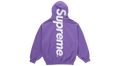Supreme Satin Applique Hoodie Violet (FW25)