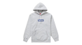 Supreme Bandana Box Logo Hoodie Heather Grey (FW19) (P)