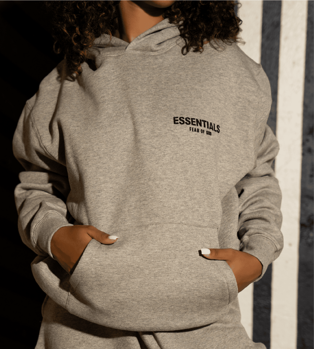 Fear of God Essentials Hoodie 'Dark Oatmeal' SS22