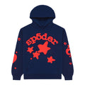 Sp5der Beluga Hoodie Navy Red