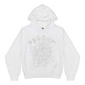Sp5der Rhinestone Logo Hoodie 'White'