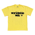 Sp5der Worldwide Web Yellow Tee